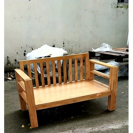 ChunKy Oak : Bộ Ghế Sofa + Đôn Trang Trí Gỗ Sồi